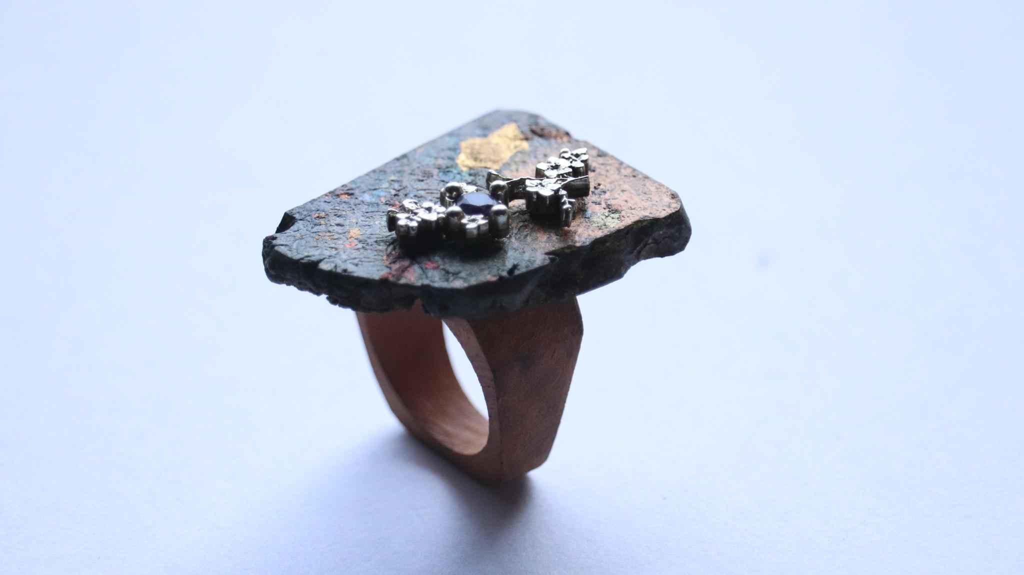 和装指輪sakura1　kimono ring  着物リング　ウッドリング　ハンドメイド　和風