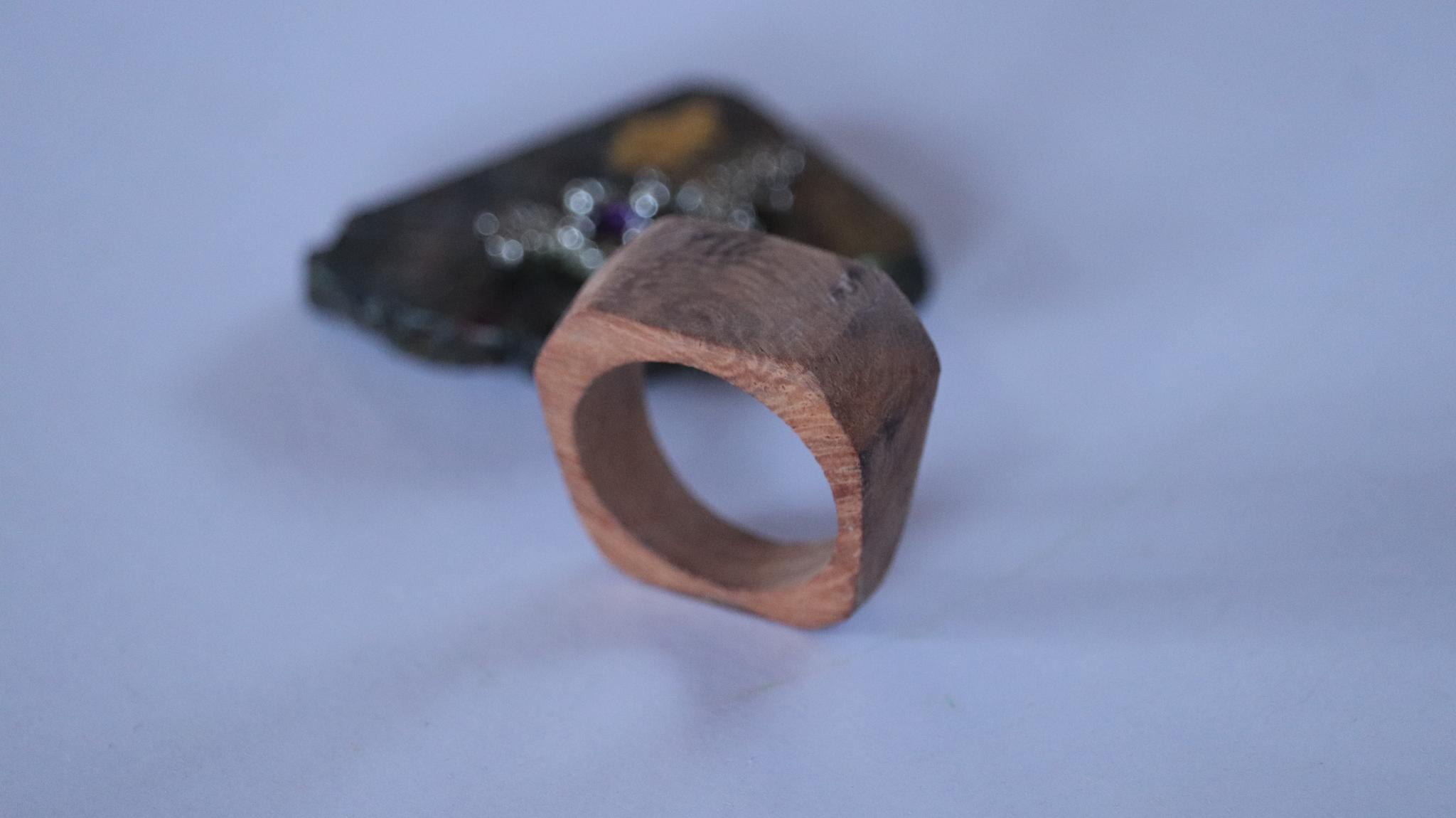 和装指輪sakura1　kimono ring  着物リング　ウッドリング　ハンドメイド　和風 | 14枚目