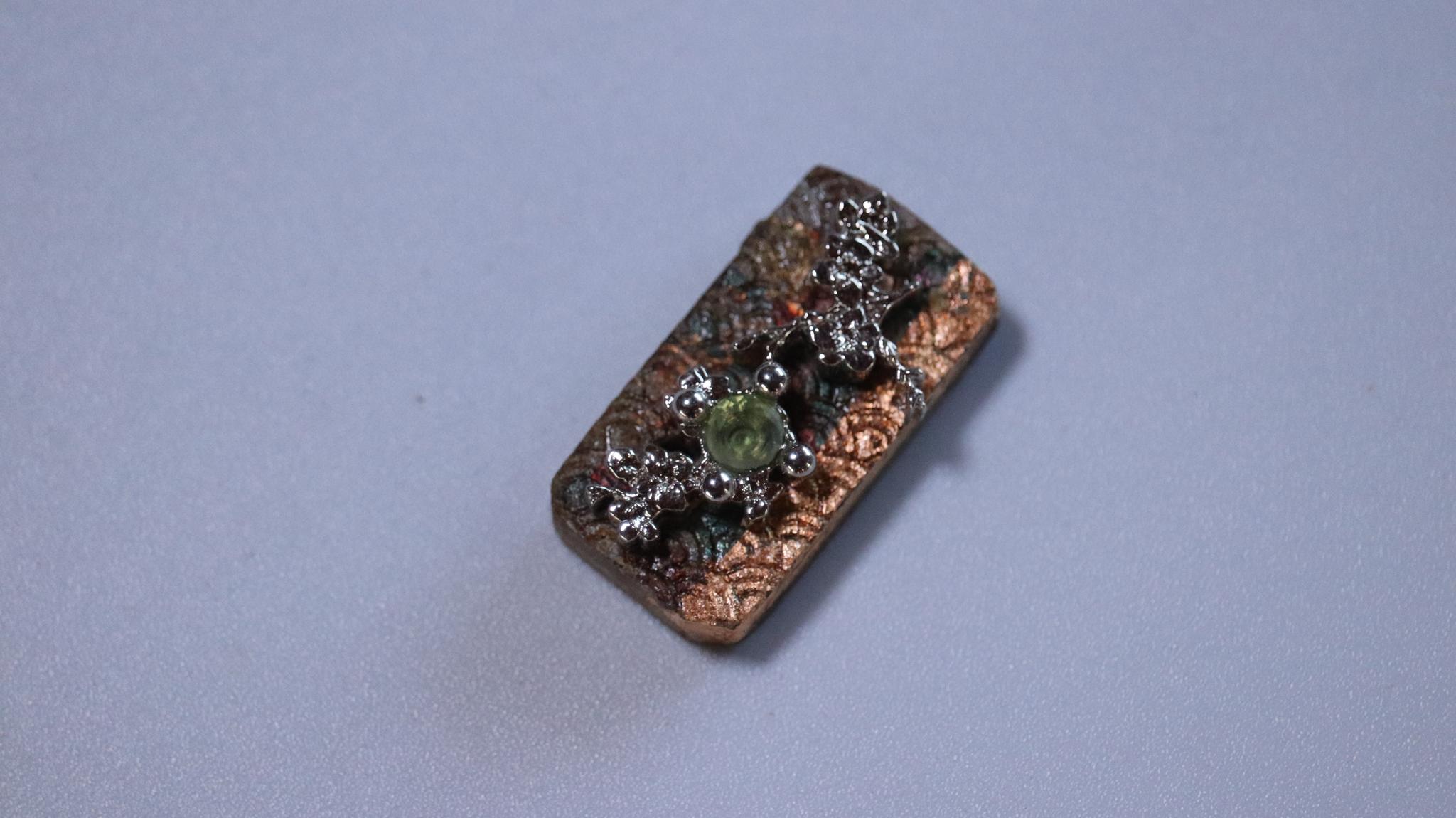 和装指輪sakura2　kimono ring  着物リング　ウッドリング　ハンドメイド　和風 | 3枚目