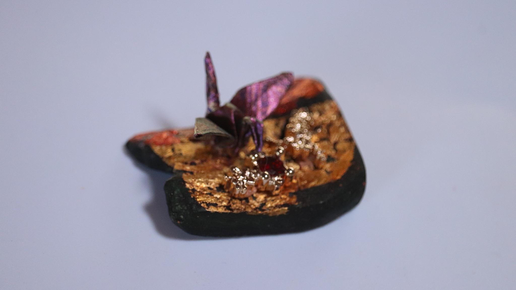 和装指輪sakura3　kimono ring  着物リング　ウッドリング　ハンドメイド　和風 | 9枚目