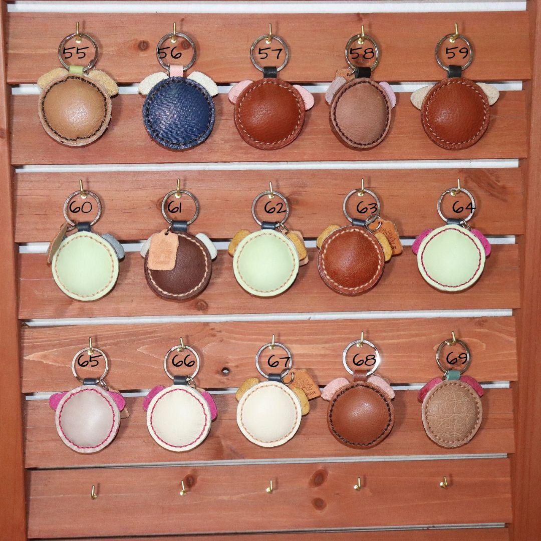 本革キャラクターキーホルダー　コンパクトでかわいい革製キーフォルダー　プレゼント用にピッタシ | 13枚目