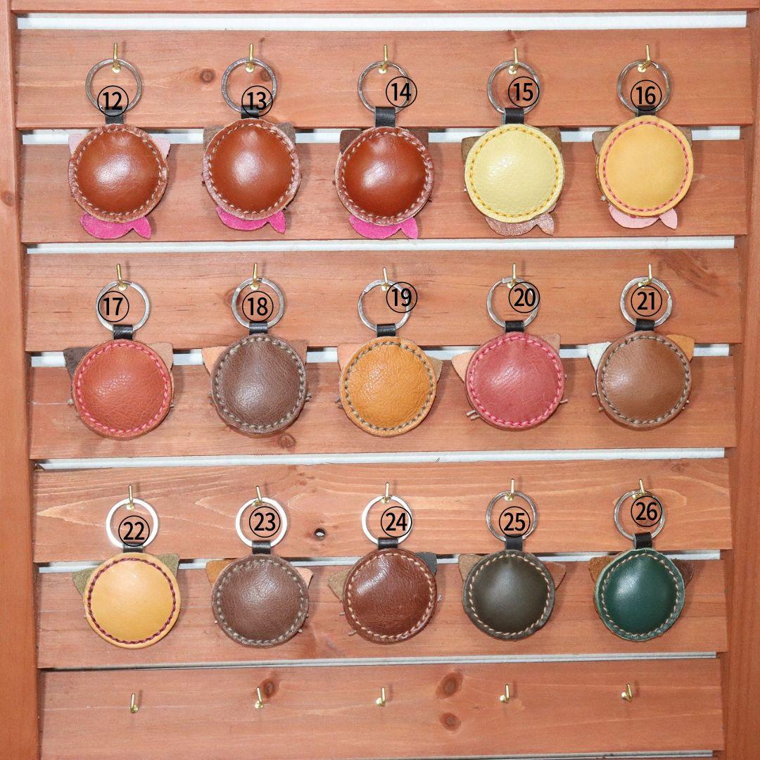 本革キャラクターキーホルダー　コンパクトでかわいい革製キーフォルダー　プレゼント用にピッタシ | 7枚目