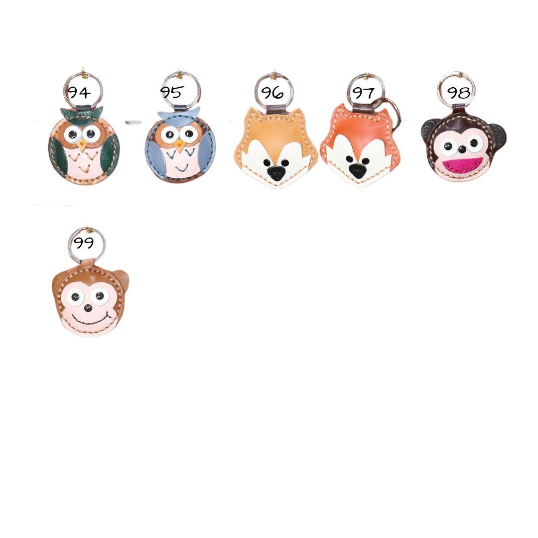 本革キャラクターキーホルダー2　コンパクトでかわいい革製キーフォルダー　プレゼント用にピッタシ2 | 11枚目