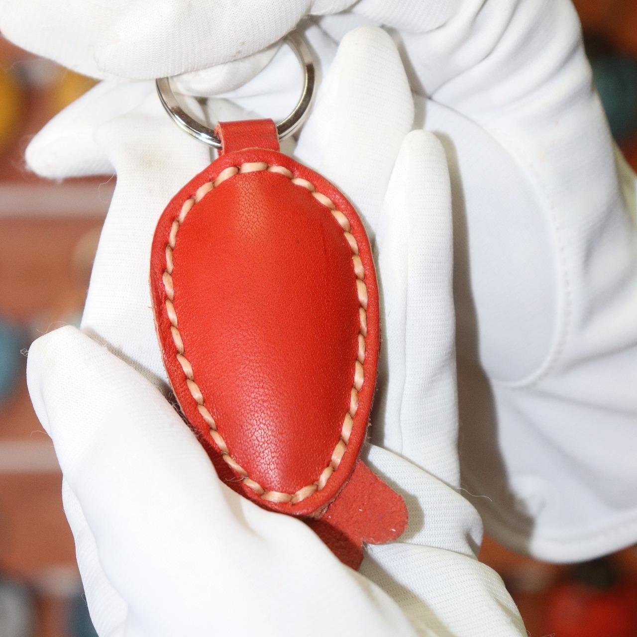 本革キャラクターキーホルダー2　コンパクトでかわいい革製キーフォルダー　プレゼント用にピッタシ2 | 3枚目