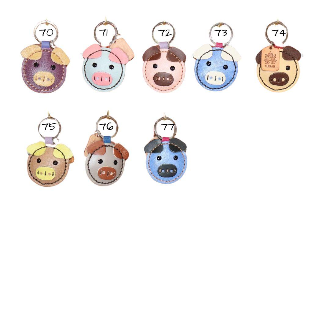 本革キャラクターキーホルダー2　コンパクトでかわいい革製キーフォルダー　プレゼント用にピッタシ2 | 4枚目