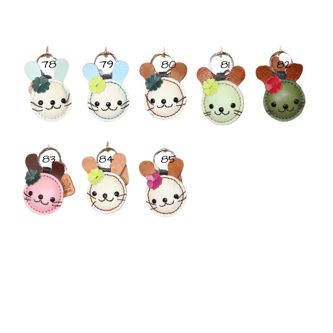 本革キャラクターキーホルダー2　コンパクトでかわいい革製キーフォルダー　プレゼント用にピッタシ2 | 6枚目