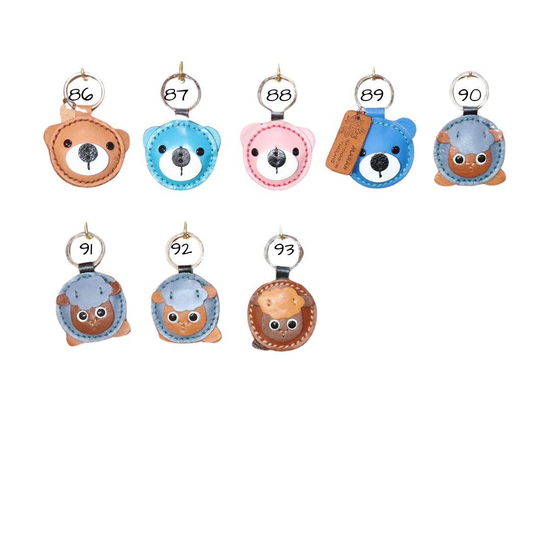 本革キャラクターキーホルダー2　コンパクトでかわいい革製キーフォルダー　プレゼント用にピッタシ2 | 8枚目